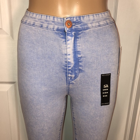 Bullhead "Uber High Rise" Skinniest" Jeans. NWT. 0 - Picture 2 of 13